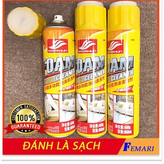 Chai Xịt Bọt Đa Năng Vệ Sinh Ghế Da, Ghế Nỉ, Đồ Da, Nội Thất Ô Tô Foam Cleaner Công Nghệ Mỹ