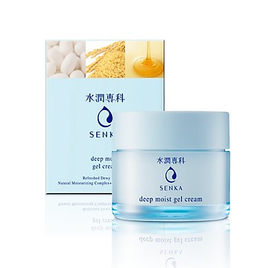 Mặt Nạ Ngủ Dưỡng Ẩm Chuyên Sâu Senka Deep Moist Gel Cream