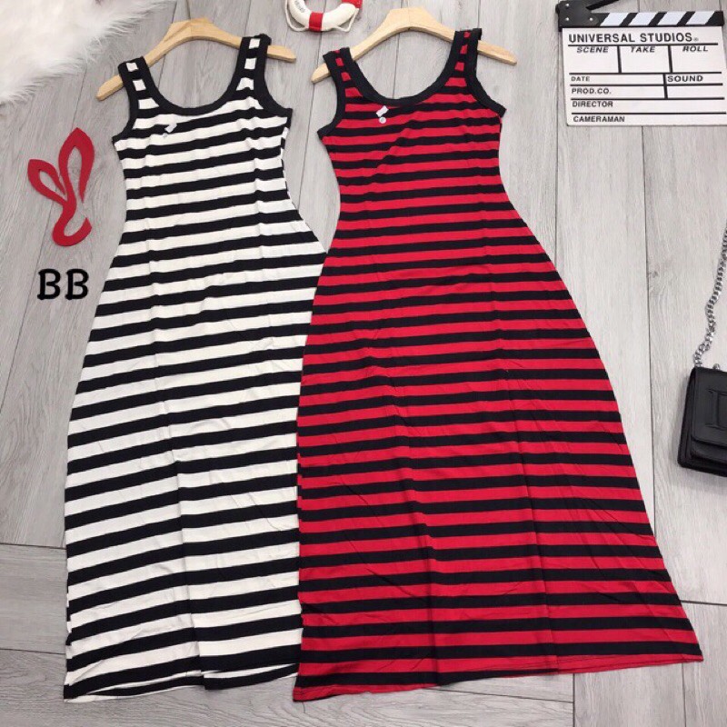 Đầm thun suông maxi kèm hình thật | BigBuy360 - bigbuy360.vn