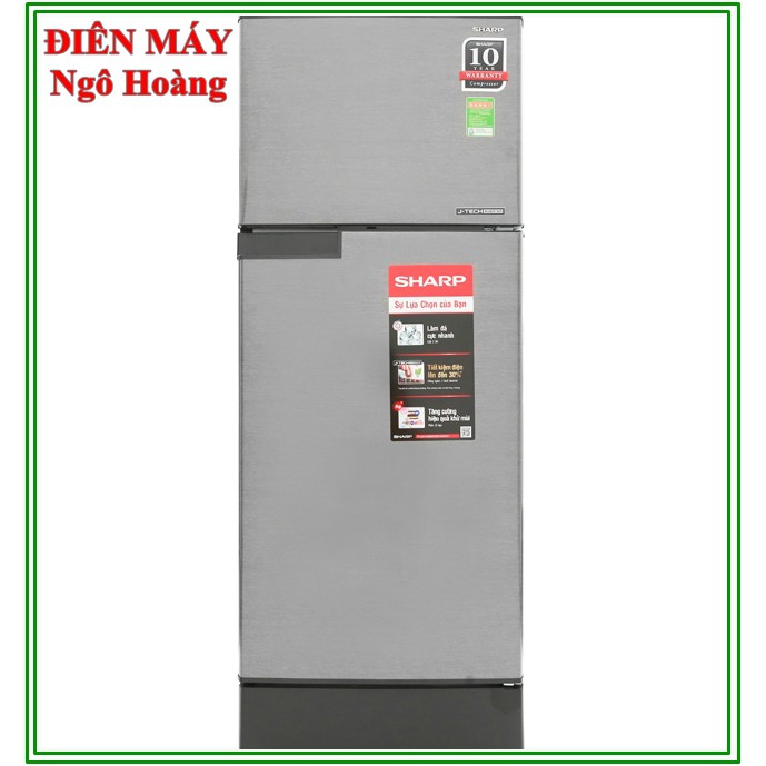 Tủ lạnh Sharp Inverter 165 lít SJ-X196E-DS