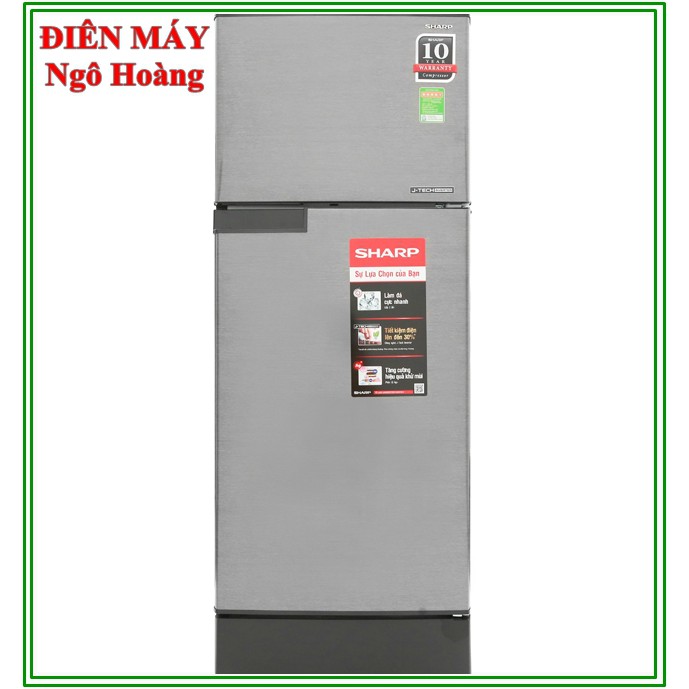 Tủ lạnh Sharp Inverter 165 lít SJ-X196E-DSS