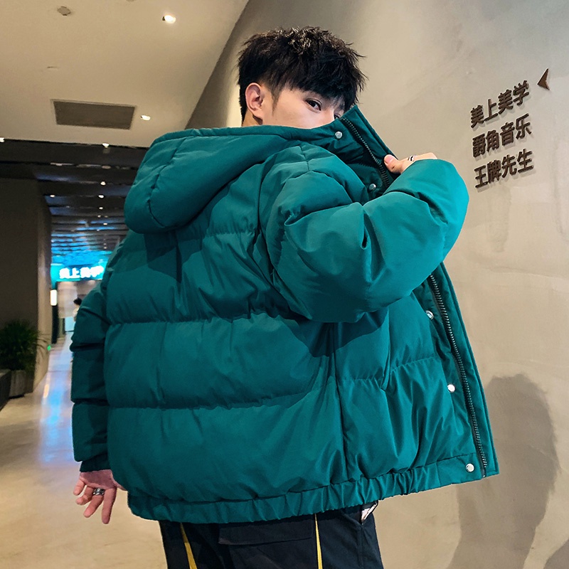 Áo phao nam có mũ lông vũ cao cấp dày dặn ấm áp thời trang nam hiện đại