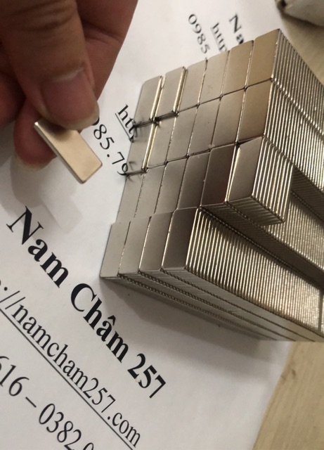 [Xả Kho] Nam châm viên 20x10x2mm, loại nam châm trắng đất hiếm lực hút siêu mạnh.