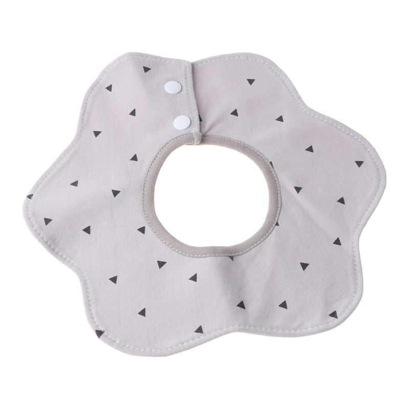 Set 5 Yếm Ăn Cotton Chống Thấm Nước Cho Bé