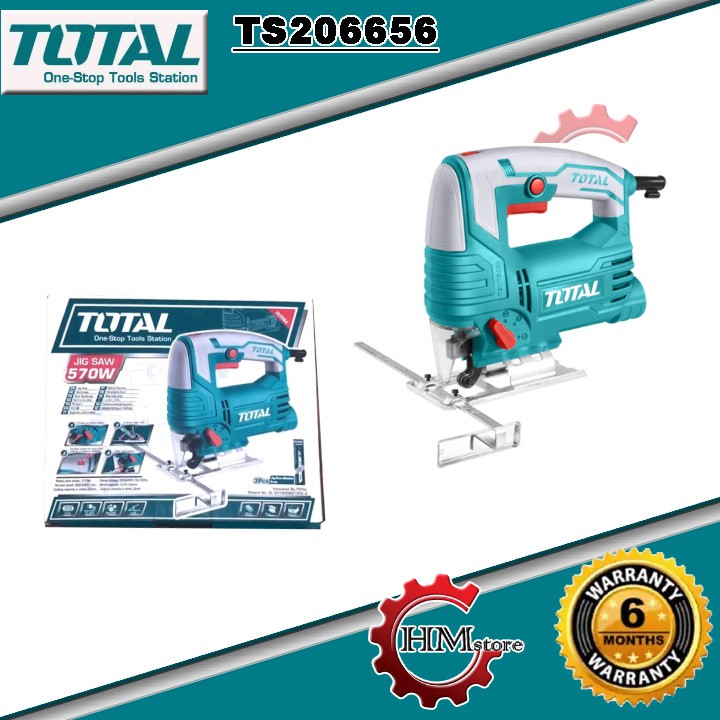 [Chính hãng] Máy cưa lọng cầm tay TOTAL TS206656 - Cưa lọng 570w - bảo hành 6 tháng