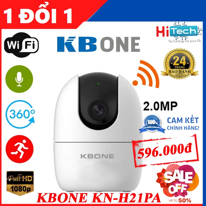 Camera IP không dây, Wifi 2.0MP KN-H21PA , camera wifi HD bảo hành chính hãng 2 năm