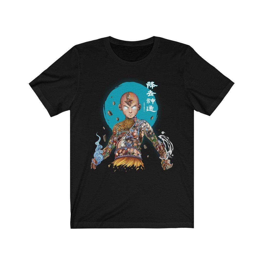 Áo thun nam nữ Aang bản màu - Avatar - Tiết khí sư - Áo thun tay lỡ anime - Áo phông unisex