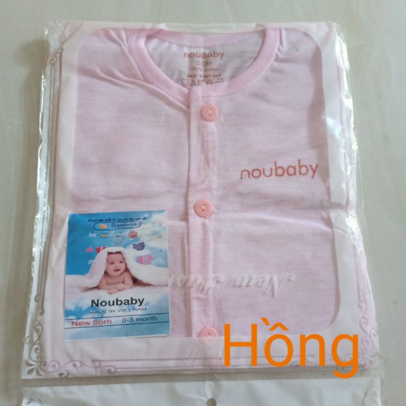 Sỉ - Bộ cộc tay Khuy giữa - Cài Vai Noubaby UNCHI cotton giấy cho bé