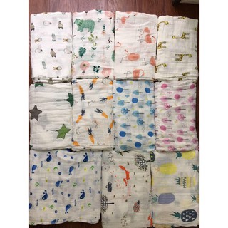 Khăn Tắm Sợi Tre Aden Cuộn Muslin
