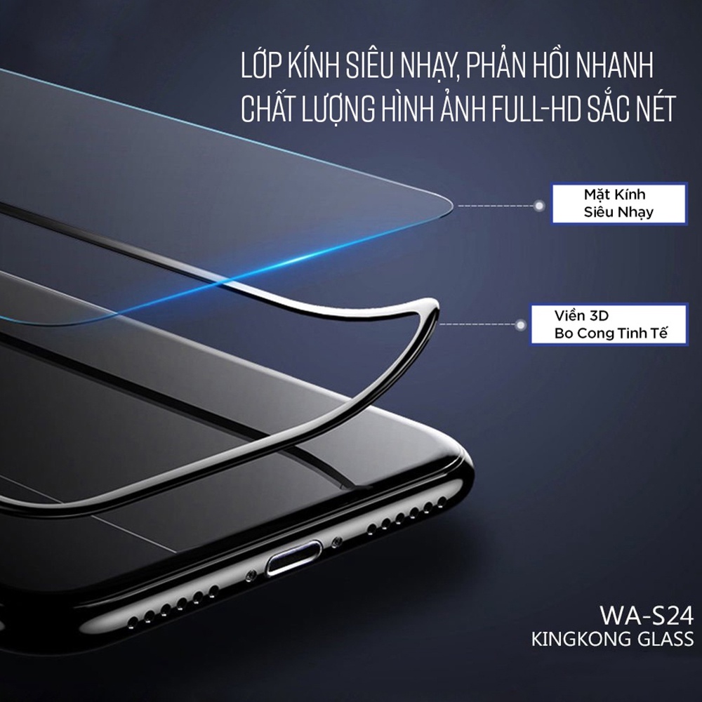 Kính Cường Lực KingKong cho điện thoại Iphone 6 6s 7 8 Plus SE X XS