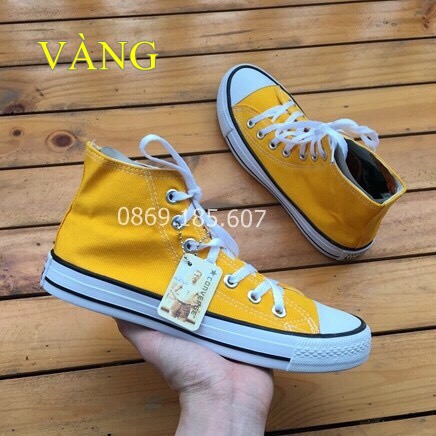 [SALE SỐC] Giày Thể Thao CV Vàng Cổ Cao | BigBuy360 - bigbuy360.vn