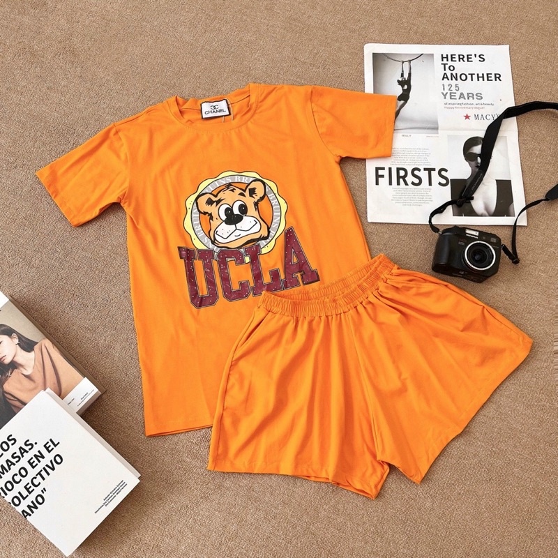 Set bộ thun đùi hè mặc nhà