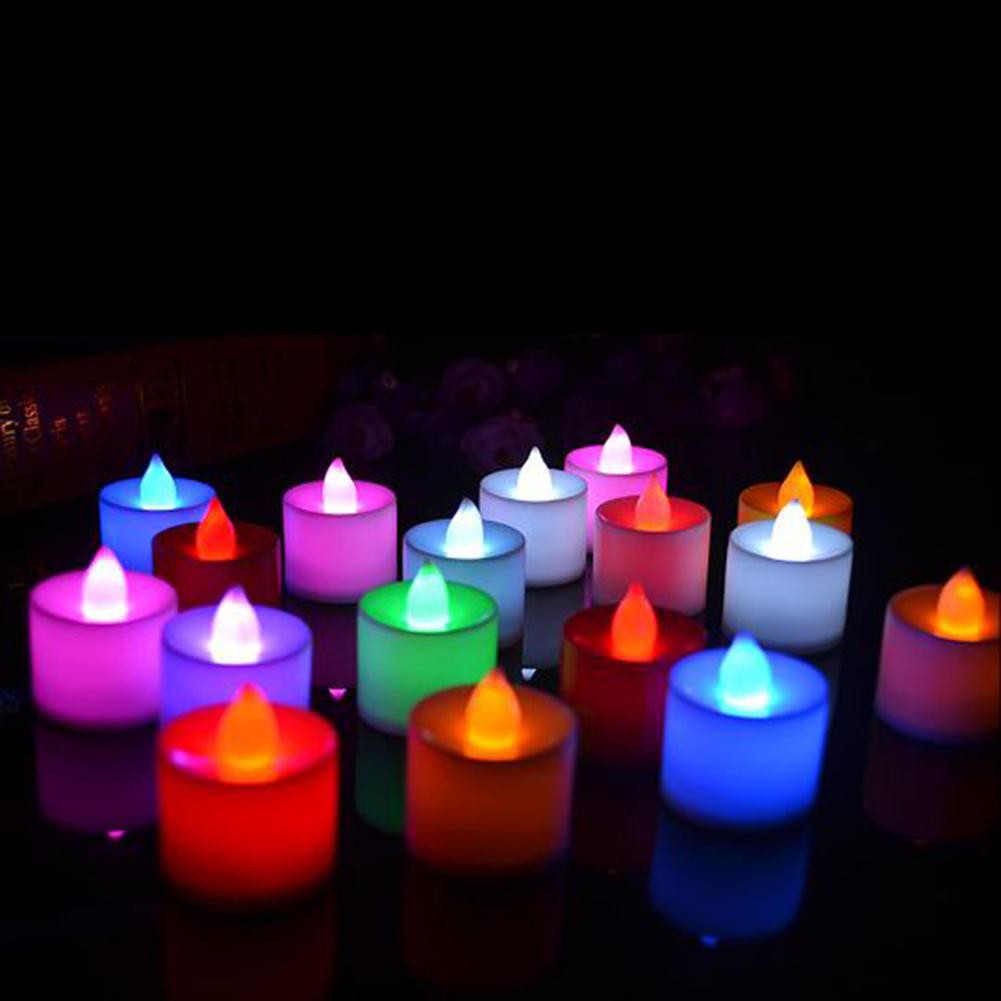 TK-LED Flameless Candle Battery Operated Party Wedding Flickering Tealight Decor