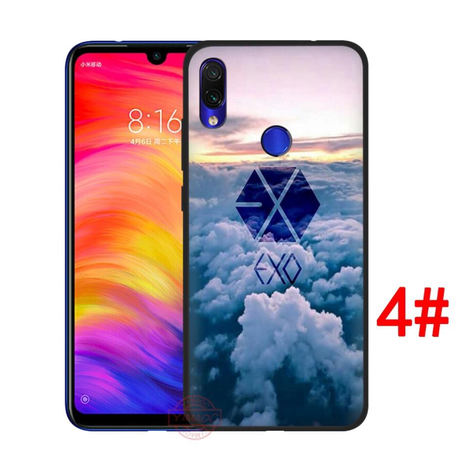  Ốp điện thoại in hình nhóm nhạc EXO cho Redmi Note 5A Prime 5 Pro 6 Pro 7 Pro 4X 6A S2