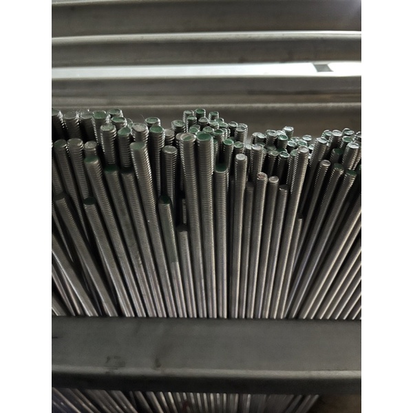Thanh ren inox 304 M5 M6 M8 M10 M12 dài 1m ty ren inox 304 bù song