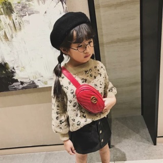 Túi đeo bụng gucci , cherry