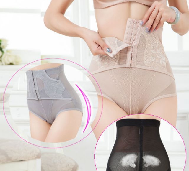 Quần Gen Nịt Bụng Lưng Cao Móc Gài