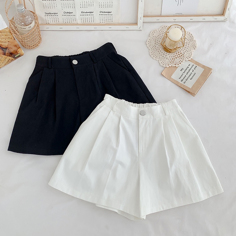 Quần short đùi đũi ống rộng, quần đùi ống rộng dáng váy vải đũi siêu mát cạp khoá nửa chun - Mia Shore