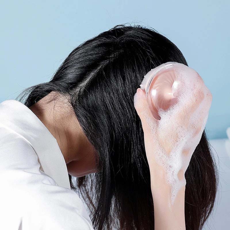 [Hàng mới về] Lược chải tóc chăm sóc massage da đầu nhỏ gọn cầm tay hình sứa