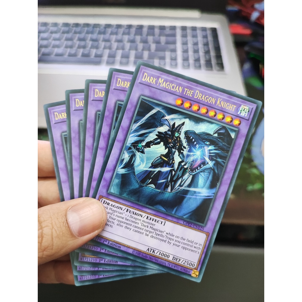 1 lá thẻ bài Dark Magician the Dragon Knight - GFP2-EN125 - Ultra Rare 1st Edition
