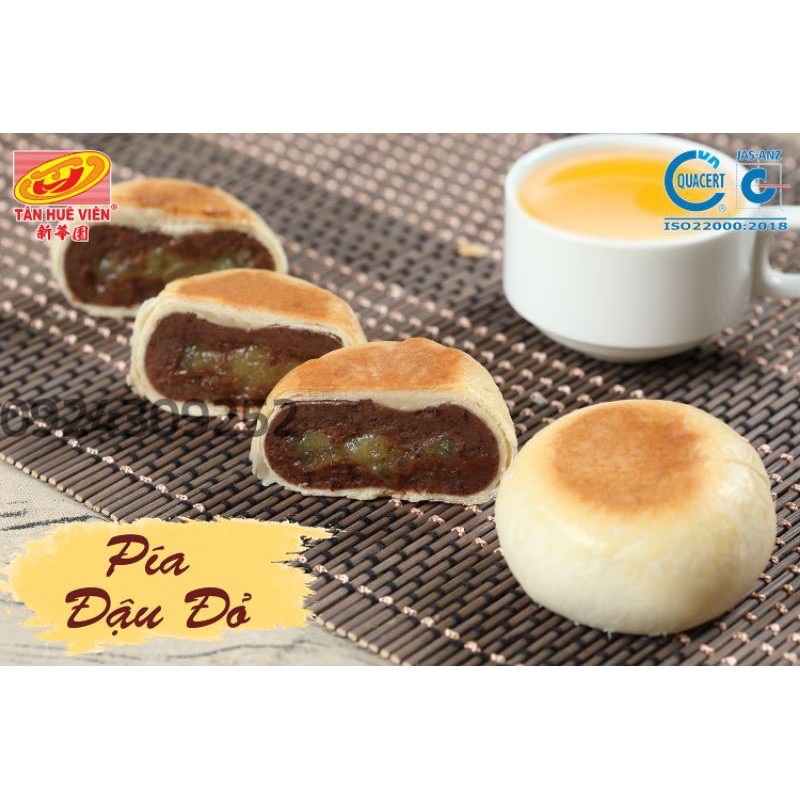 Pía chay đậu đỏ sầu riêng Tân huê viên