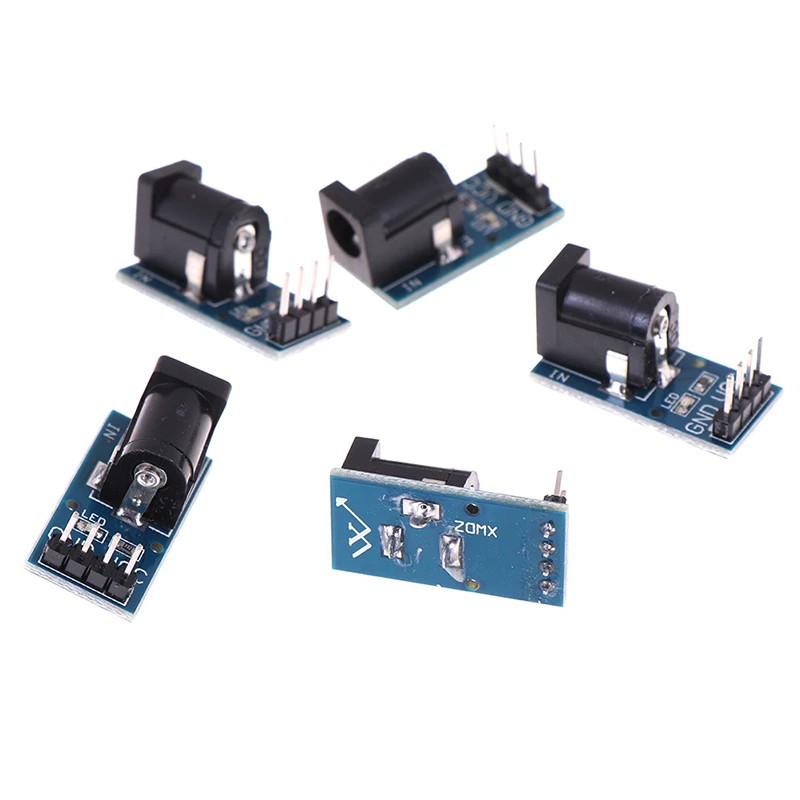 Set 5 / 10 Mô Đun Chuyển Đổi Nguồn Điện 5.5mmx 2.1mm DC Dành Cho Arduino 5.5X2.1Mm