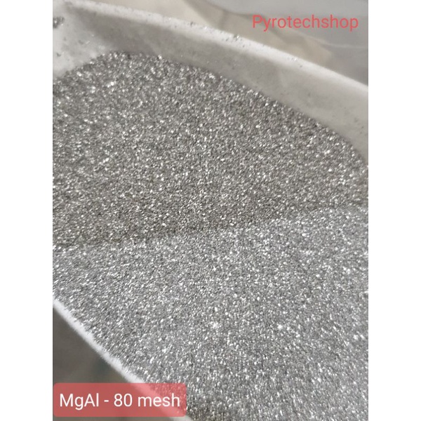 200 gam - Bột MgAl 80-100 mesh Loại nguyên chất - Magnalium 50 50