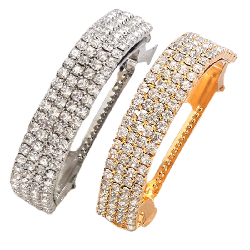 Kẹp Tóc Càng Cua Lớn Bằng Hợp Kim Đính Đá Lấp Lánh Cho Trang Trí Tóc Barre