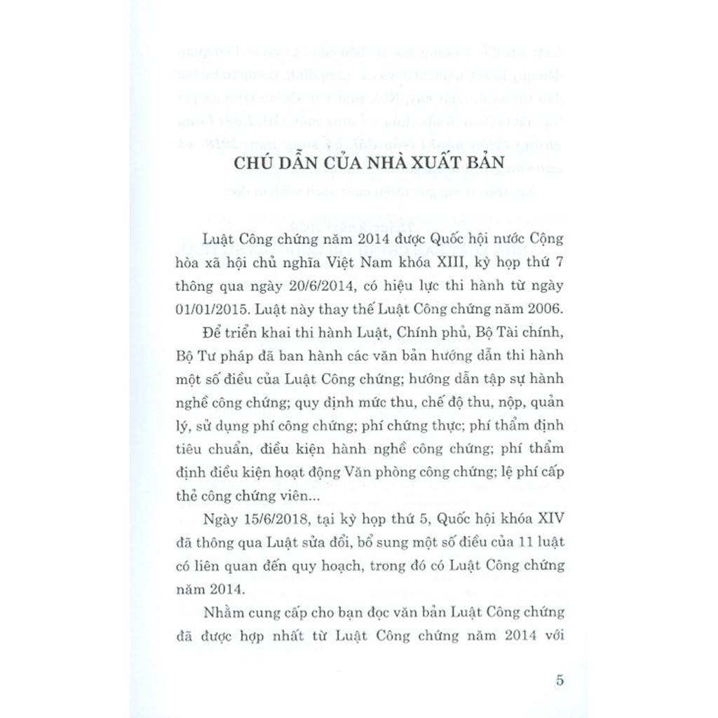 Sách - Luật Công Chứng (Hiện Hành) (Sửa Đổi, Bổ Sung Năm 2018) Và Các Văn Bản Hướng Dẫn Thi Hành | BigBuy360 - bigbuy360.vn