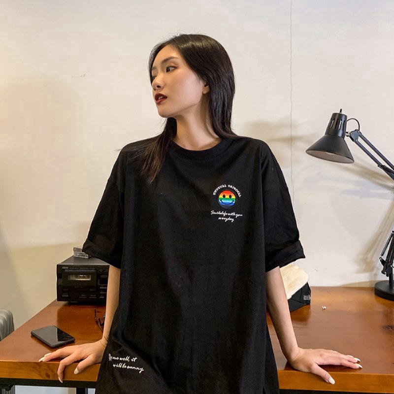 Áo Thun Tay Ngắn Cổ Tròn Thoáng Khí In Hình Thời Trang Mùa Hè Dành Cho Nam Và Nữ Size M-3XL Áo Ôm Body Quyến Rũ