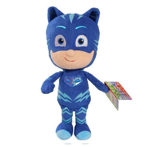 Bộ 4 thú nhồi bông hình các nhân vật trong PJ Masks Gekko Catboy Owlette Romeo