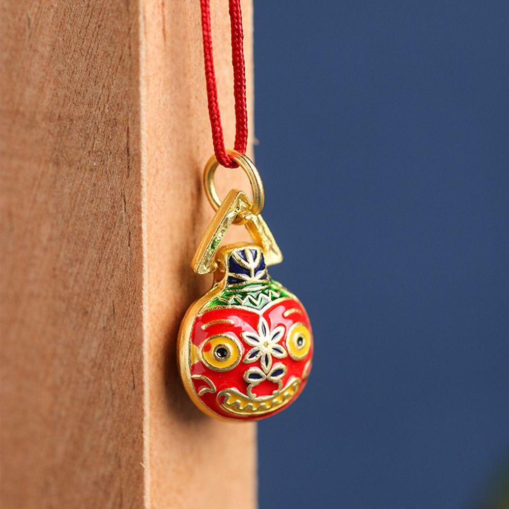 Vòng Tay Mặt Hình Quái Vật Nhạy Nuốt Cát Sáng Tạo Cho Nữ|Phụ Kiện Làm Vòng cổ Tráng Men Màu Xanh Dương Độc Đáo DIY