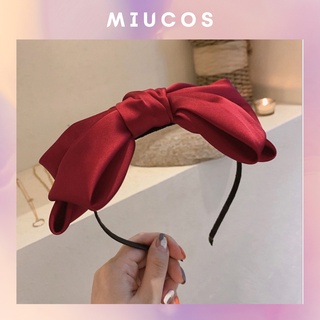 Băng đô cài tóc hình nơ bản to đủ màu sắc phong cách tiểu thư