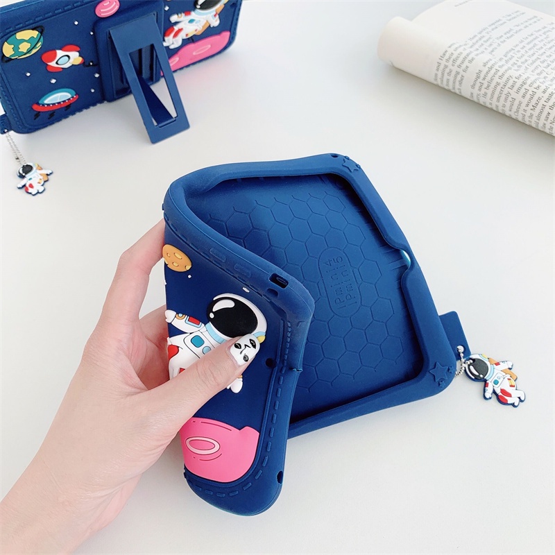 Ốp Máy Tính Bảng Chống Sốc Có Giá Đỡ Hình Phi Hành Gia Cho apple IPAD 9 9th Gen 10.2 inch 2021