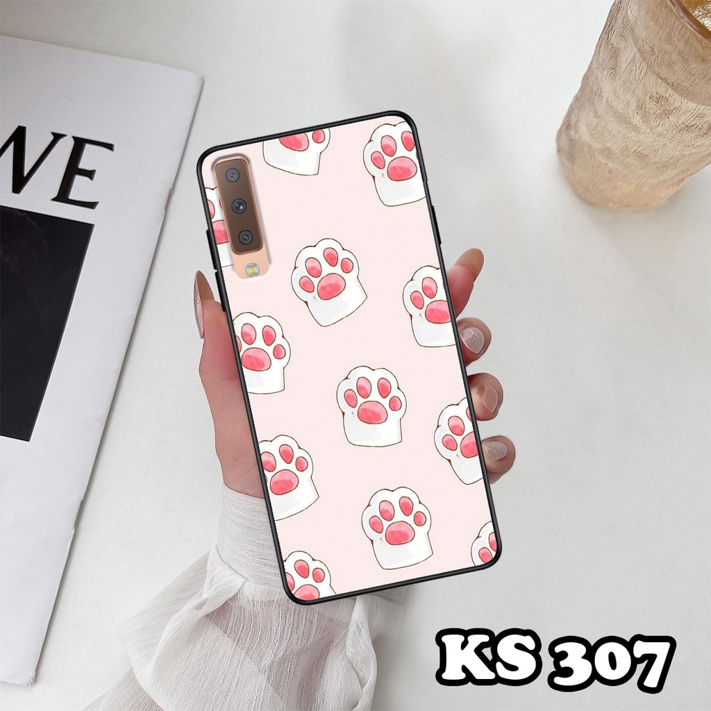 Ốp lưng Samsung A7 2018 - Samsung A9 2018 - Ốp in hình LoveCat - Chất liệu TPU siêu bền