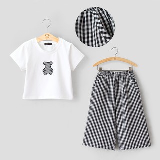 Set áo gấu quần caro - Nexxi