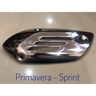 Ốp pô (vĩ pô) Vespa Sprint - Primavera xi bạc