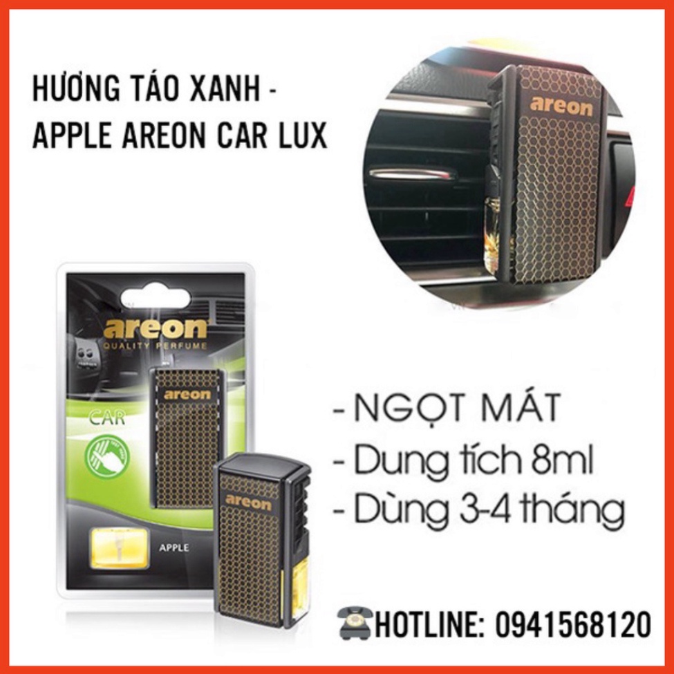 Nước hoa cửa gió điều hòa AREON cao cấp_ Giúp cho không gian trong xe của bạn thanh mát, lịch lãm.