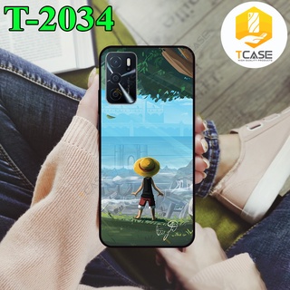 Ốp lưng nhám chống sốc dành cho Oppo A16 4G  in hình nhân vật hoạt hình one piece