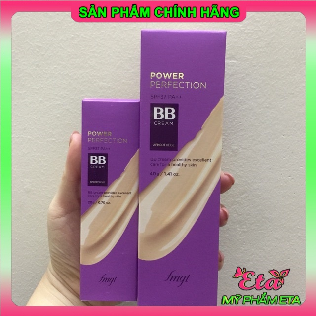 Kem nền đa năng THE FACE SHOP BB Cream Face it Power Perfection BB độ che phủ cao TFS fmgt 20-40g