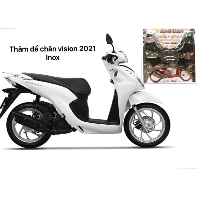 thảm lót sàn để chân vision 2021 inox