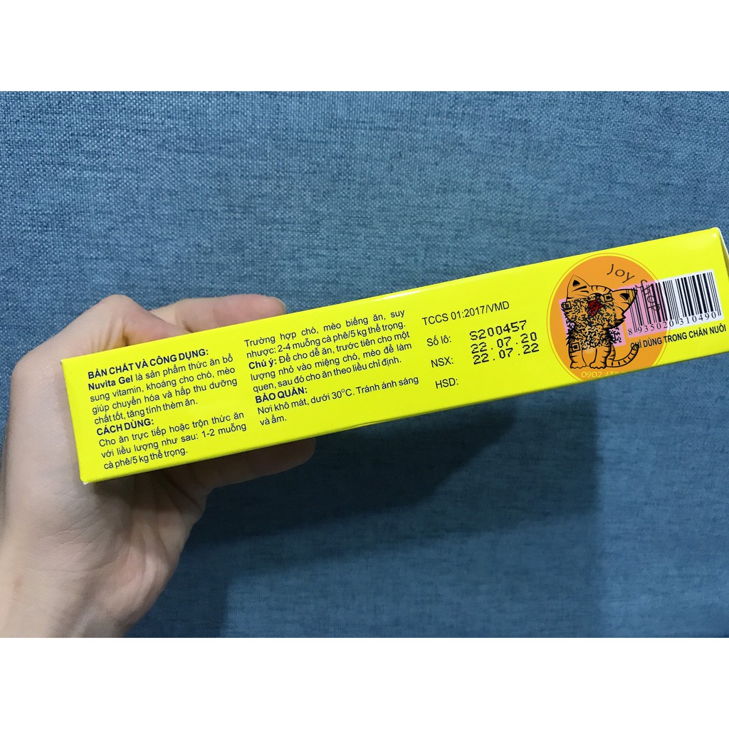 [Mã PET50K giảm Giảm 10% - Tối đa 50K đơn từ 250K] GEL DINH DƯỠNG NUVITA CHO MÈO