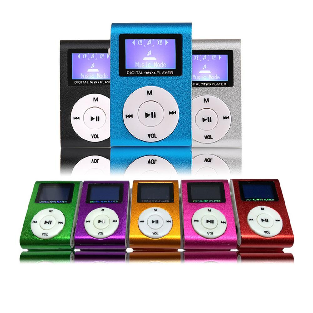 Loa Nghe Nhạc Mp3 Hình Khối Lập Phương Mini Có Thể Sạc Lại Kèm Tai Nghe Và Cáp Usb