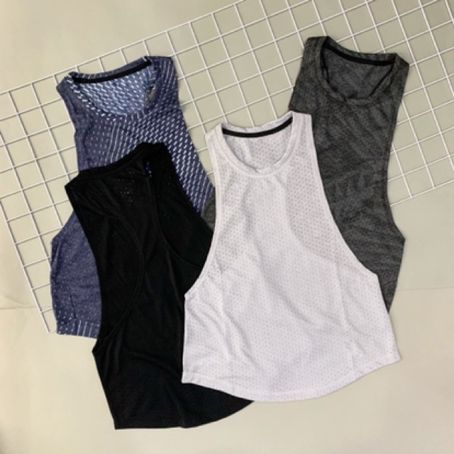 Áo Tanktop Nữ 3 Lỗ Tập ThểThao, Gym, Yoga CH024