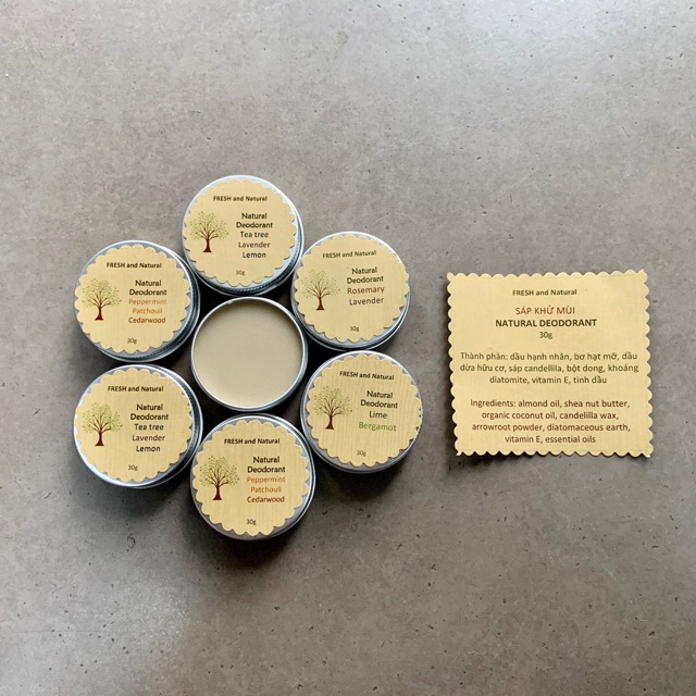 Sáp Ngăn Mùi Tự Nhiên