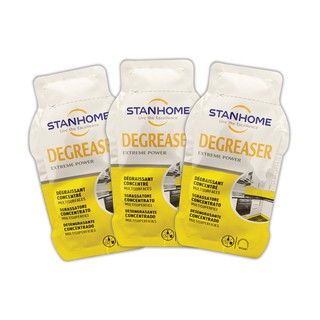 Set 3 gói mẫu dùng thử dung dịch loại bỏ dầu mỡ đa năng Stanhome degreaser 20ml/gói