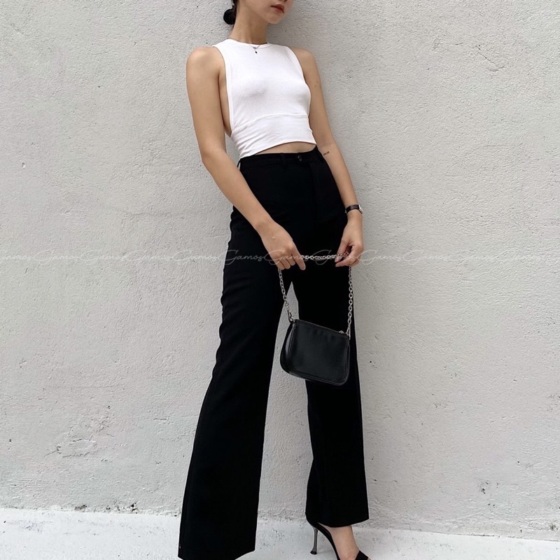 Áo Ba Lỗ Cotton Basic Cutout Gamos | BigBuy360 - bigbuy360.vn