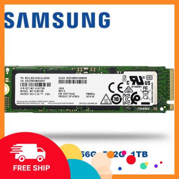 (A534) Ổ cứng SSD Samsung NVMe PM981a M.2 PCIe Gen3 x4 256GB Bảo hành 36 T