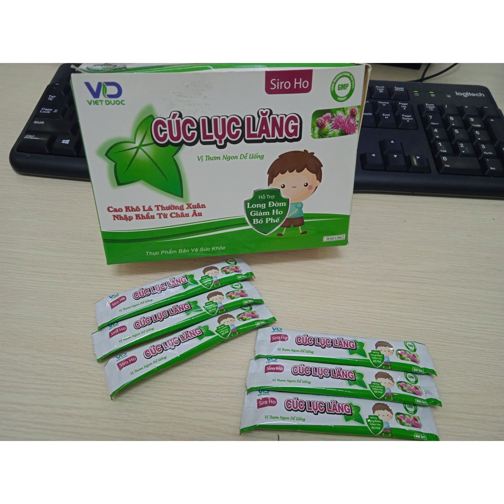 Siro ho cúc lục lăng hộp 50 gói