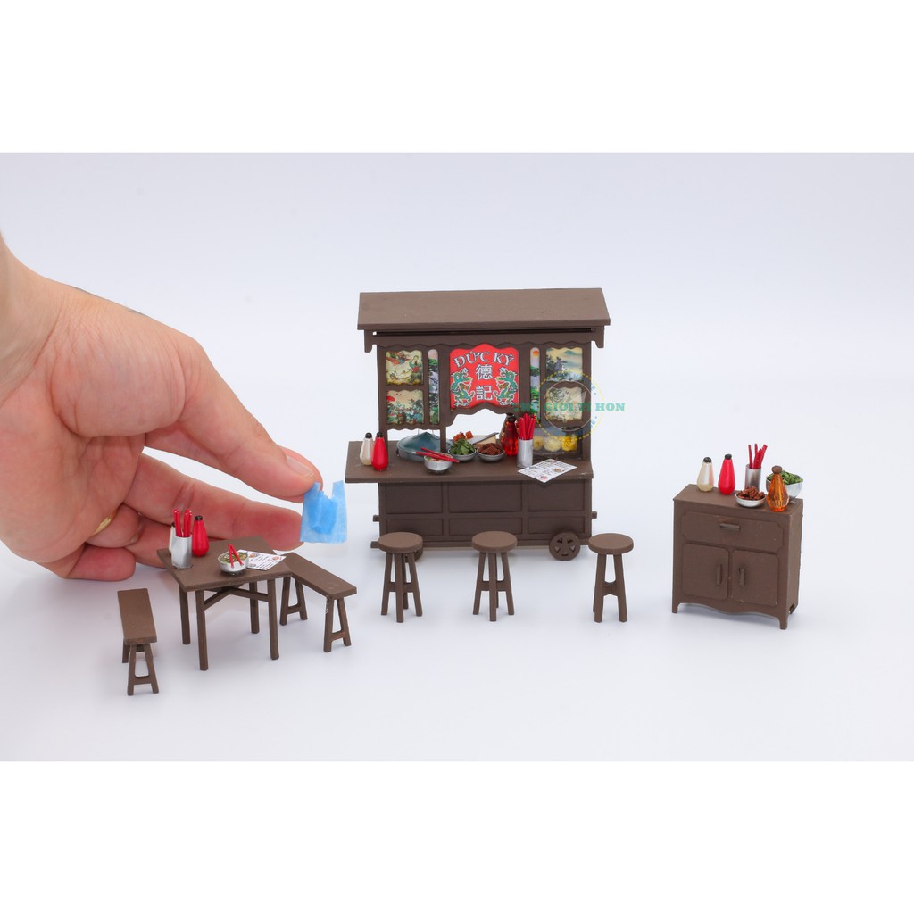 MÔ HÌNH SÀI GÒN XƯA VÀ NAY - HỦ TÍU MÌ GIA - AD08